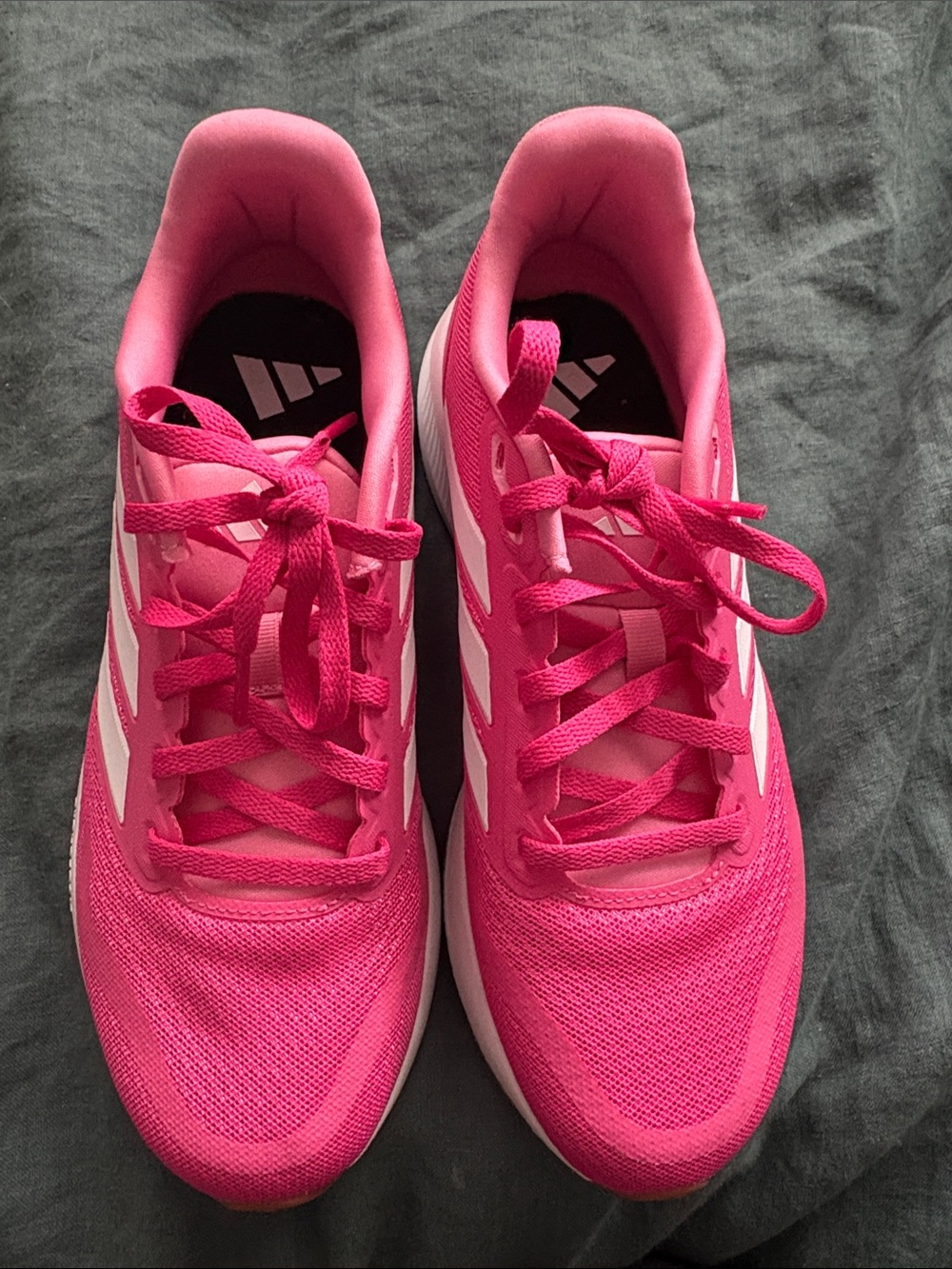 Adidas girls Pink Running Sneakers